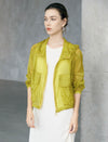 Sheer Cropped Hooded Sun Protection Jacket