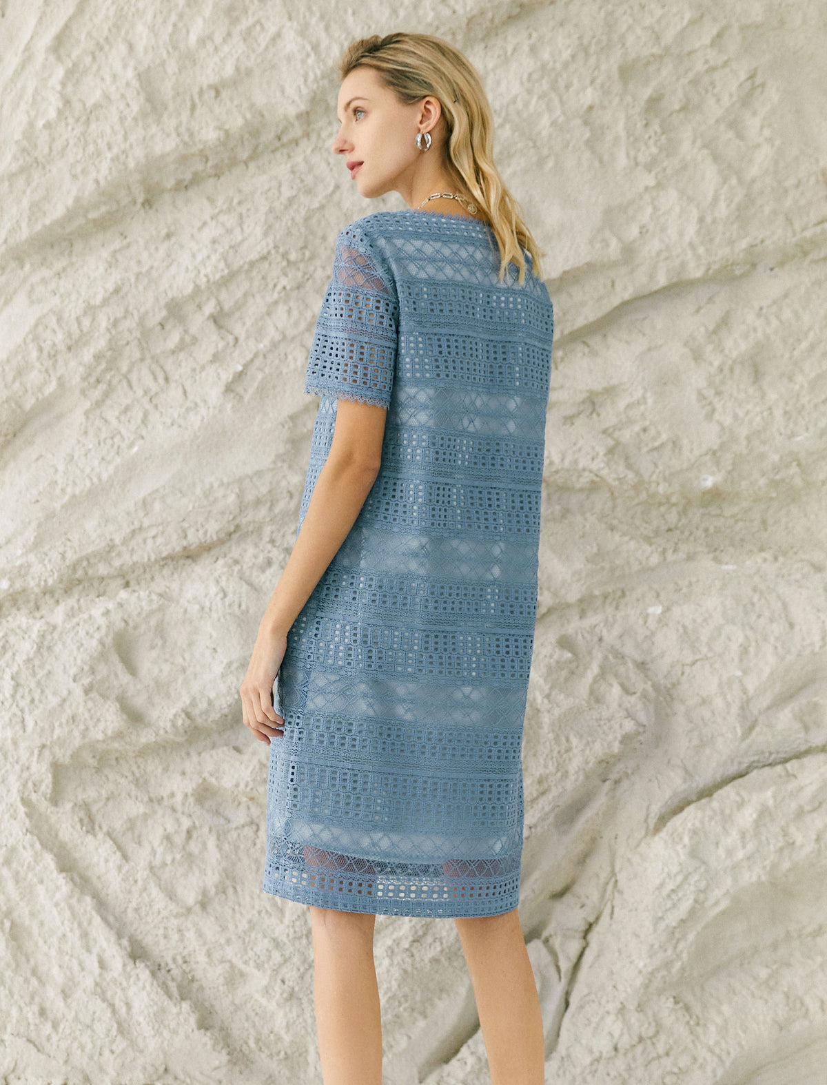 Salerno Soft Lace Shift Dress