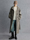 Textured Wool-Alpaca Blend Duffle Coat