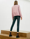 Stand-Collar Snap-Front Padded Coat