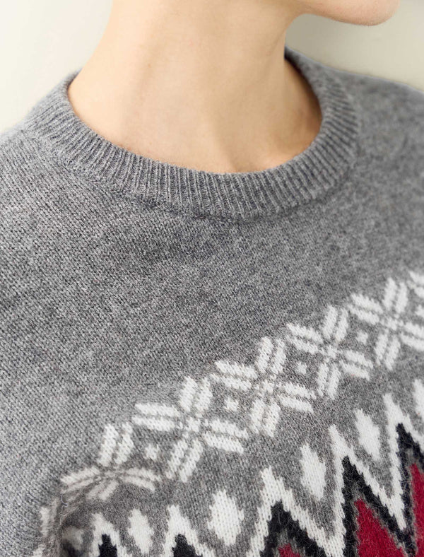 Fair Isle Wool-Blend Sweater