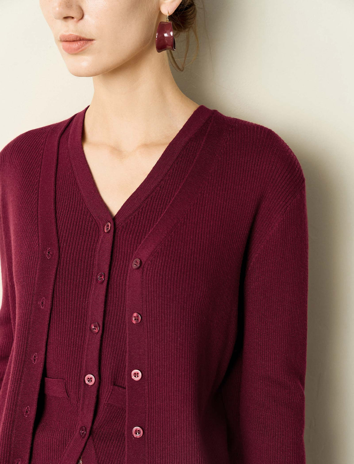 Minimalist Slim Fit Knit Cardigan