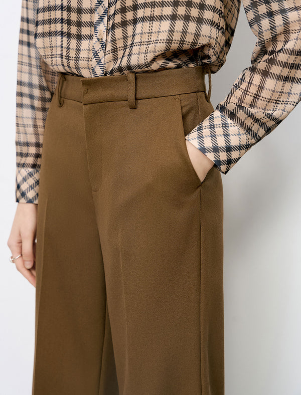 Straight Leg Suit Pants