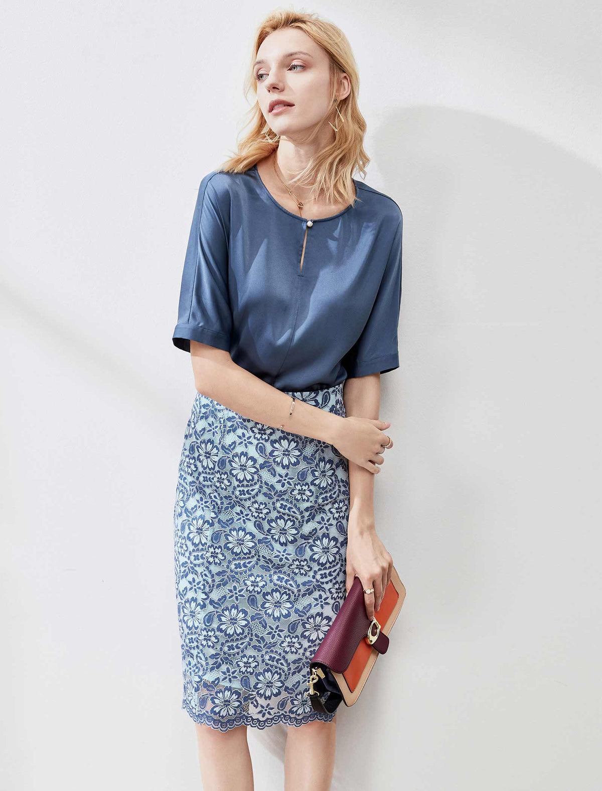 Straight Lace Skirt