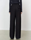 High Waist Wide‑Leg Long Trousers