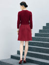 Fitted A-Line Midi Skirt