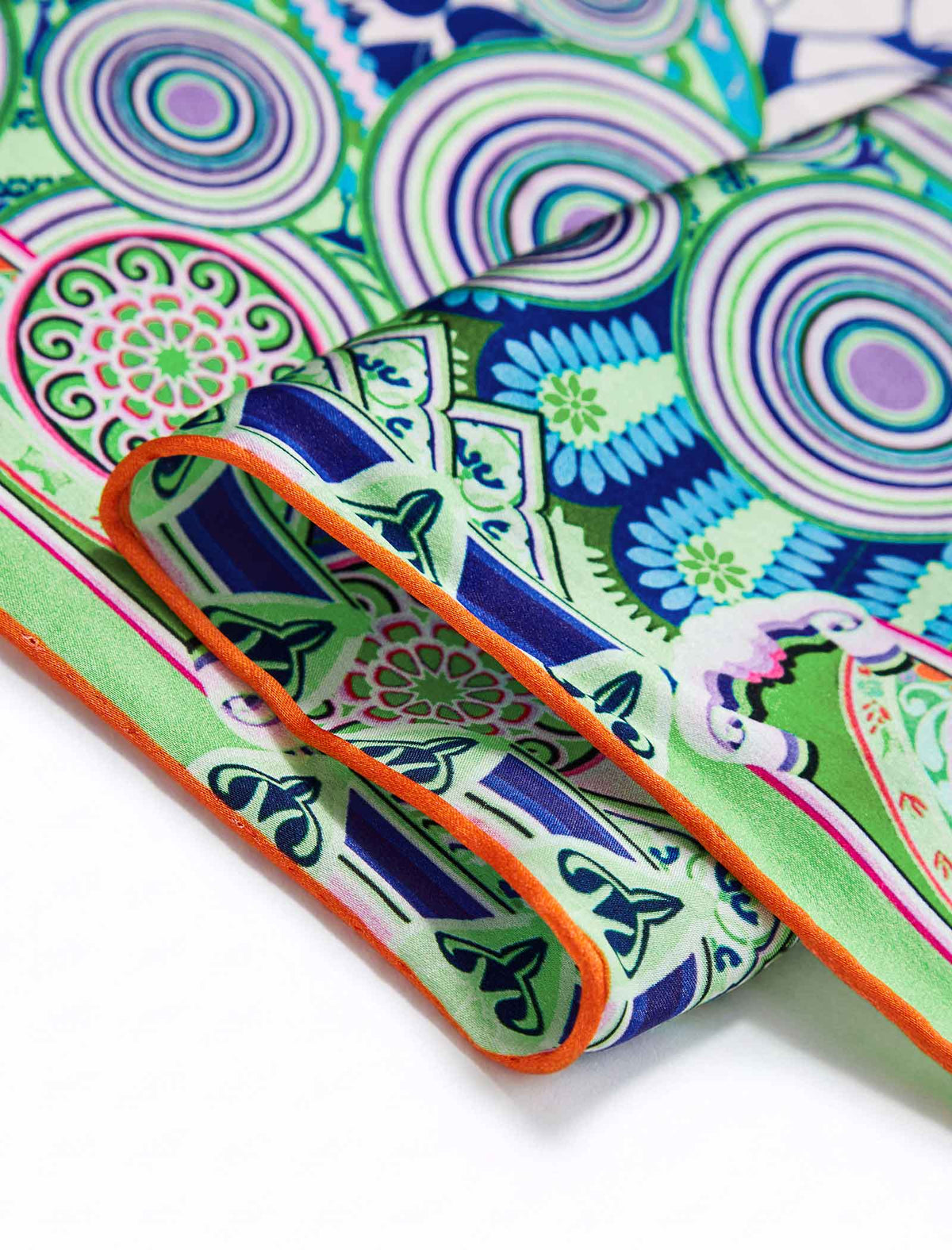 Paisley Verse 100% Mulberry Silk Square Scarf