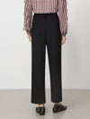 High-Rise Ankle Straight-Leg Stretch Dress Pants