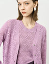 Diamond Open Knit Cardigan