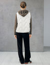 Quilted Stand-Collar Snap-Front Pocket Vest
