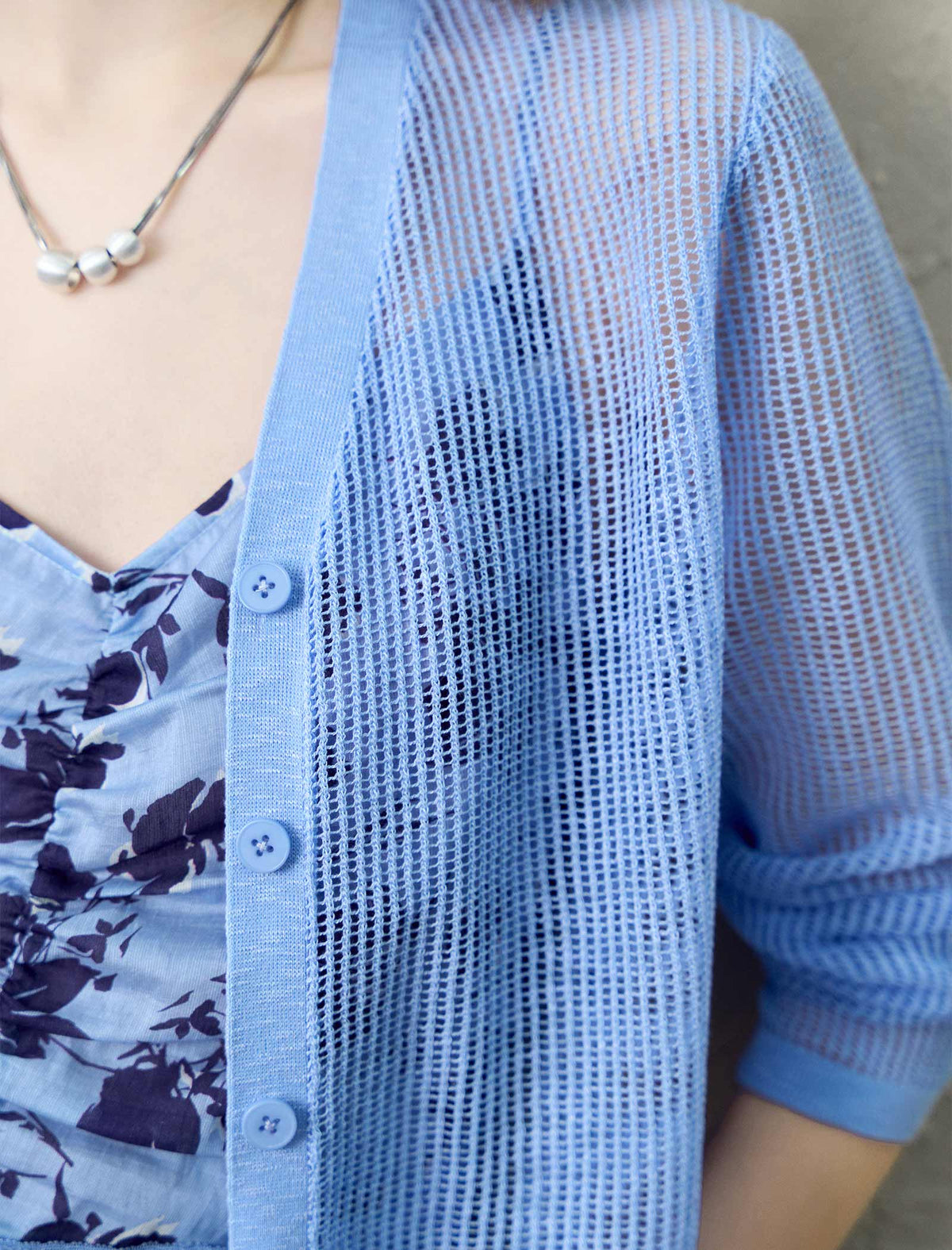 Tencel Linen Blend Lightweight Cardigan