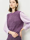 Open-Knit Sweater Vest