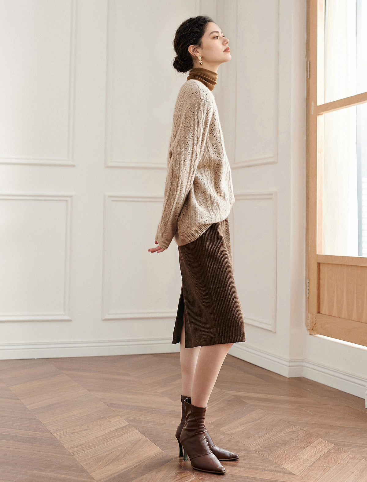Classic Refined Knit Skirt