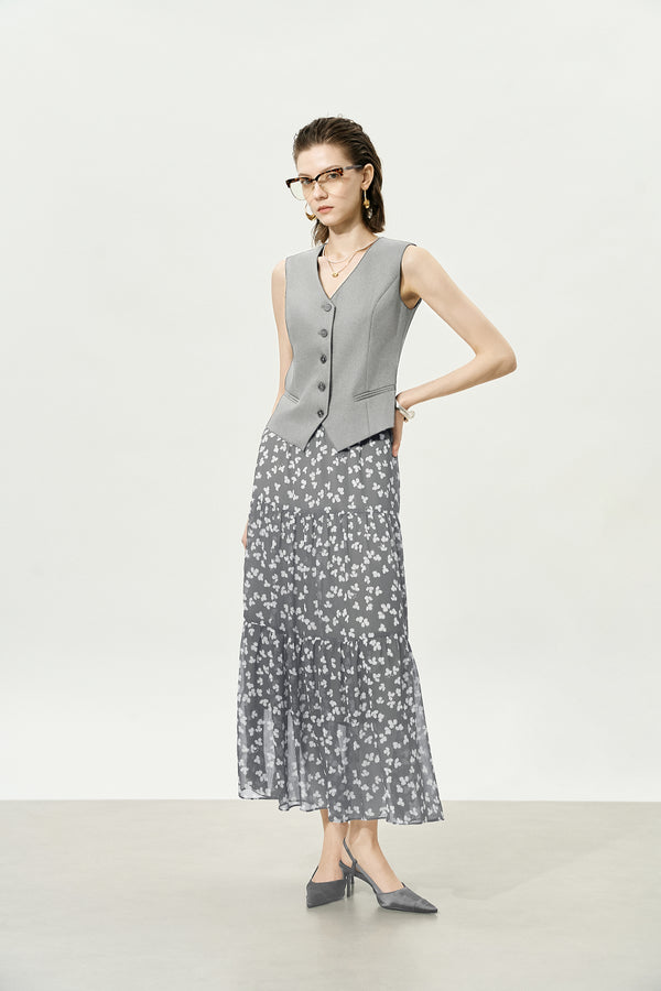 Grey Tailored Waistcoat