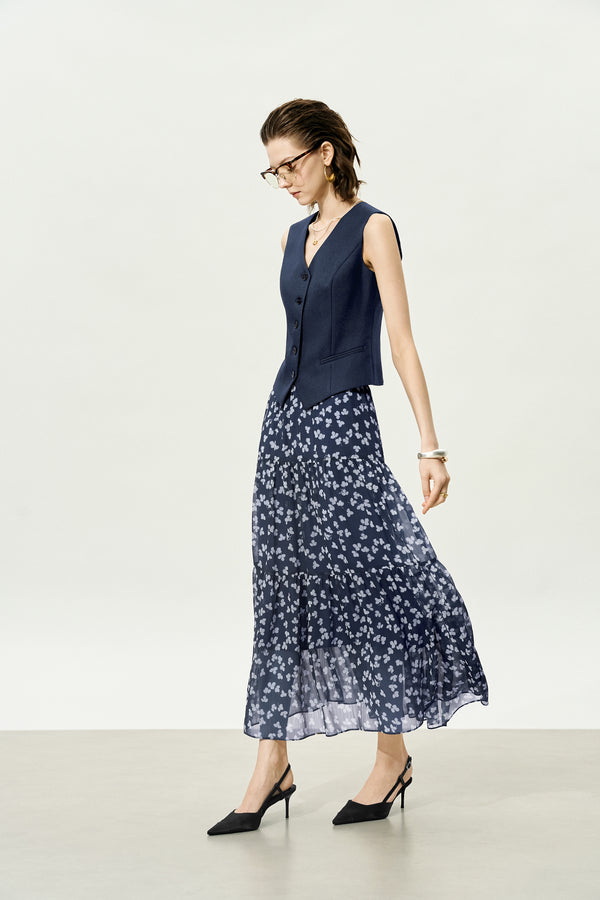 Navy Tailored Waistcoat