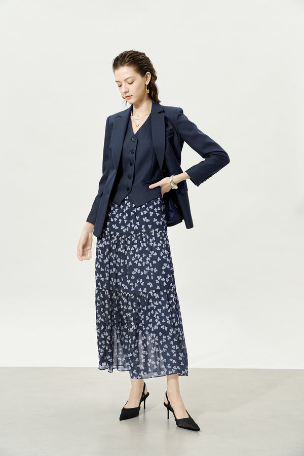 Navy Tailored Waistcoat