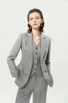 Grey Classic Suit Jacket