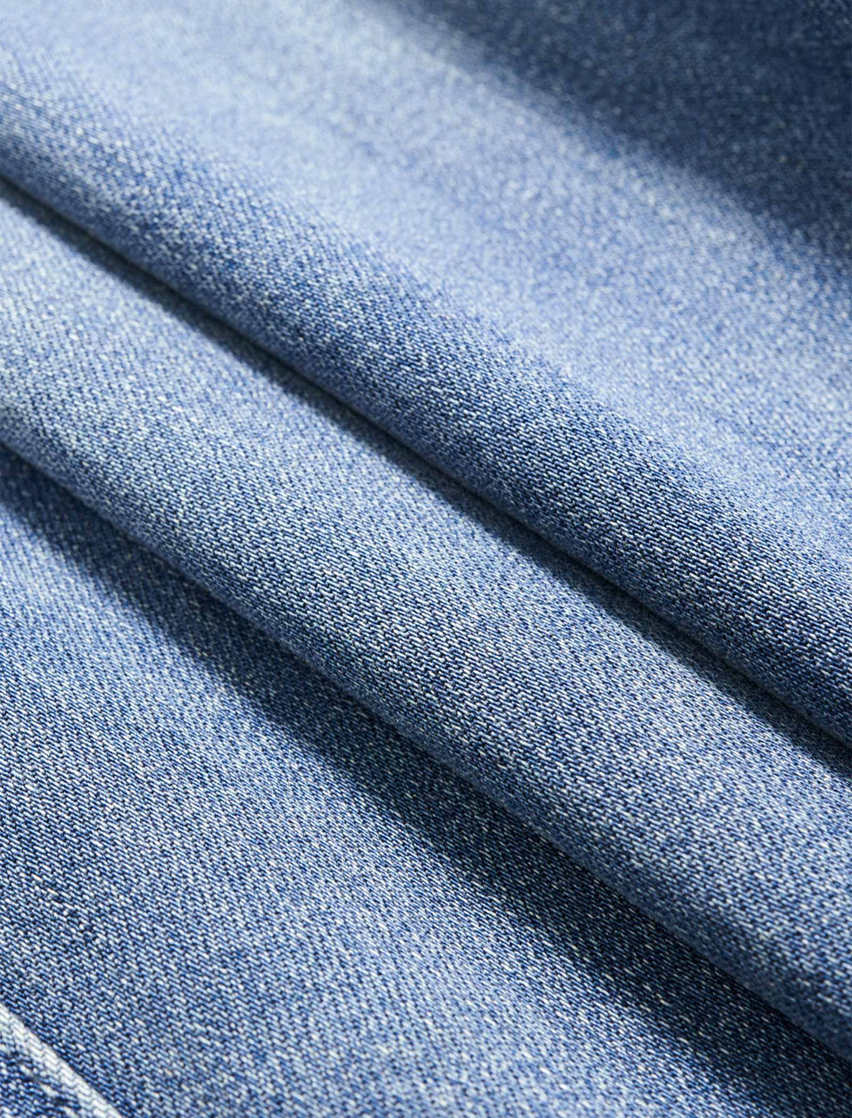 High Waist Stretch Straight Leg Ankle Length Jeans