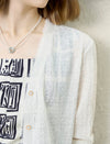 Lightweight Textured Knit V-Neck Cardigan