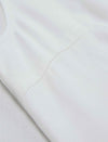 White Layered Hem Sleeveless Button Tank Top