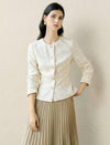 Ivory Sequin Lace Cropped Jacket
