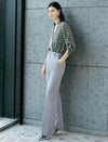 High-Rise Wide Flare Dress Pants