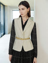 Sleeveless Blazer Vest