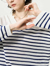 Striped Loose Pullover Knit Sweater