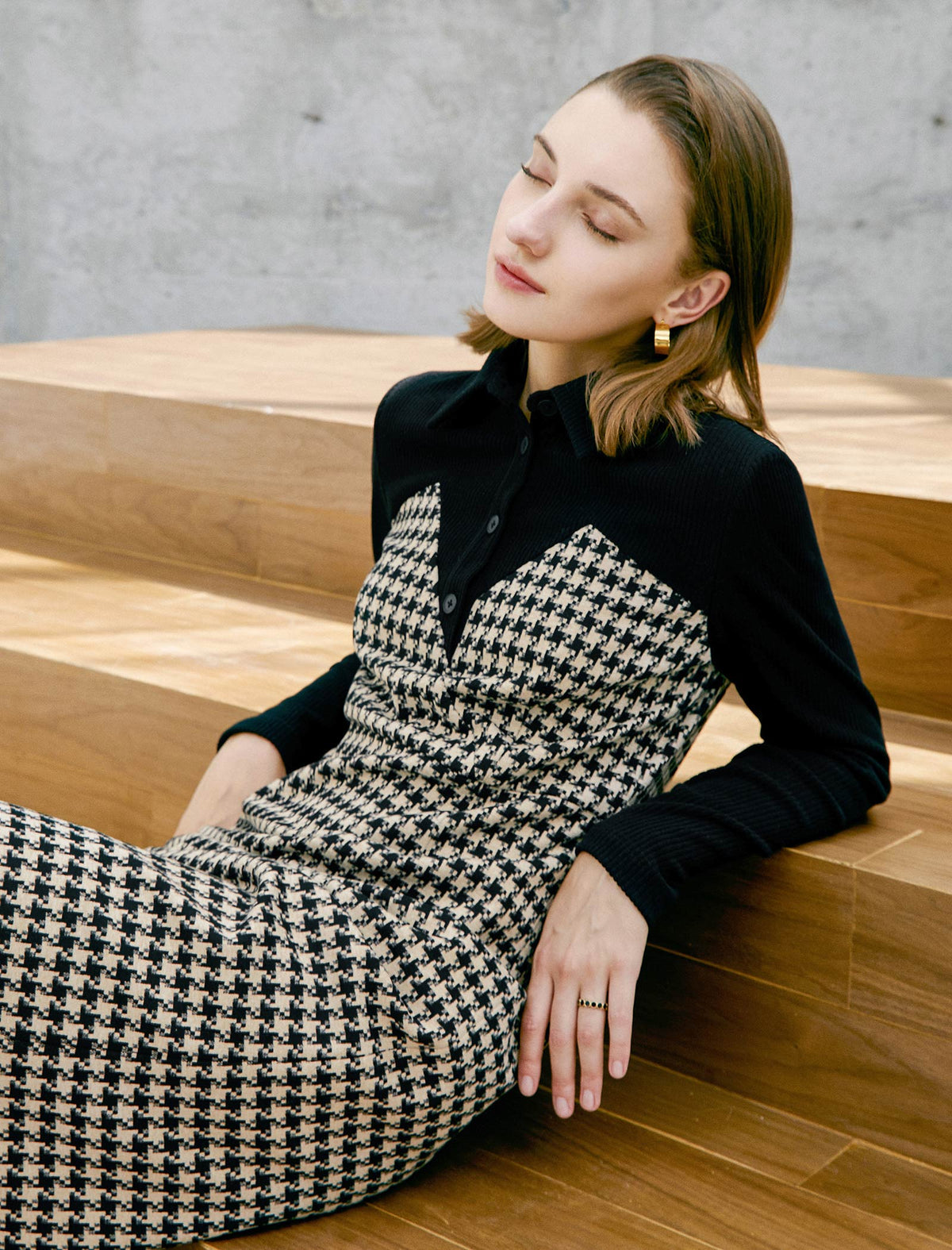 Classic Plaid Relaxed Dress