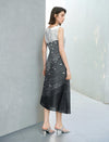 The Starry Night Sleeveless Midi Dress