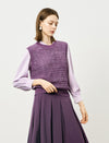 Open-Knit Sweater Vest