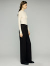 High-Waist Pocket Straight-Leg Pants