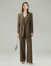 Linen Blend Relaxed Fit Tailored Blazer