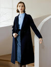100% Wool Double-Faced Professional Lapel Mid-Length Coat