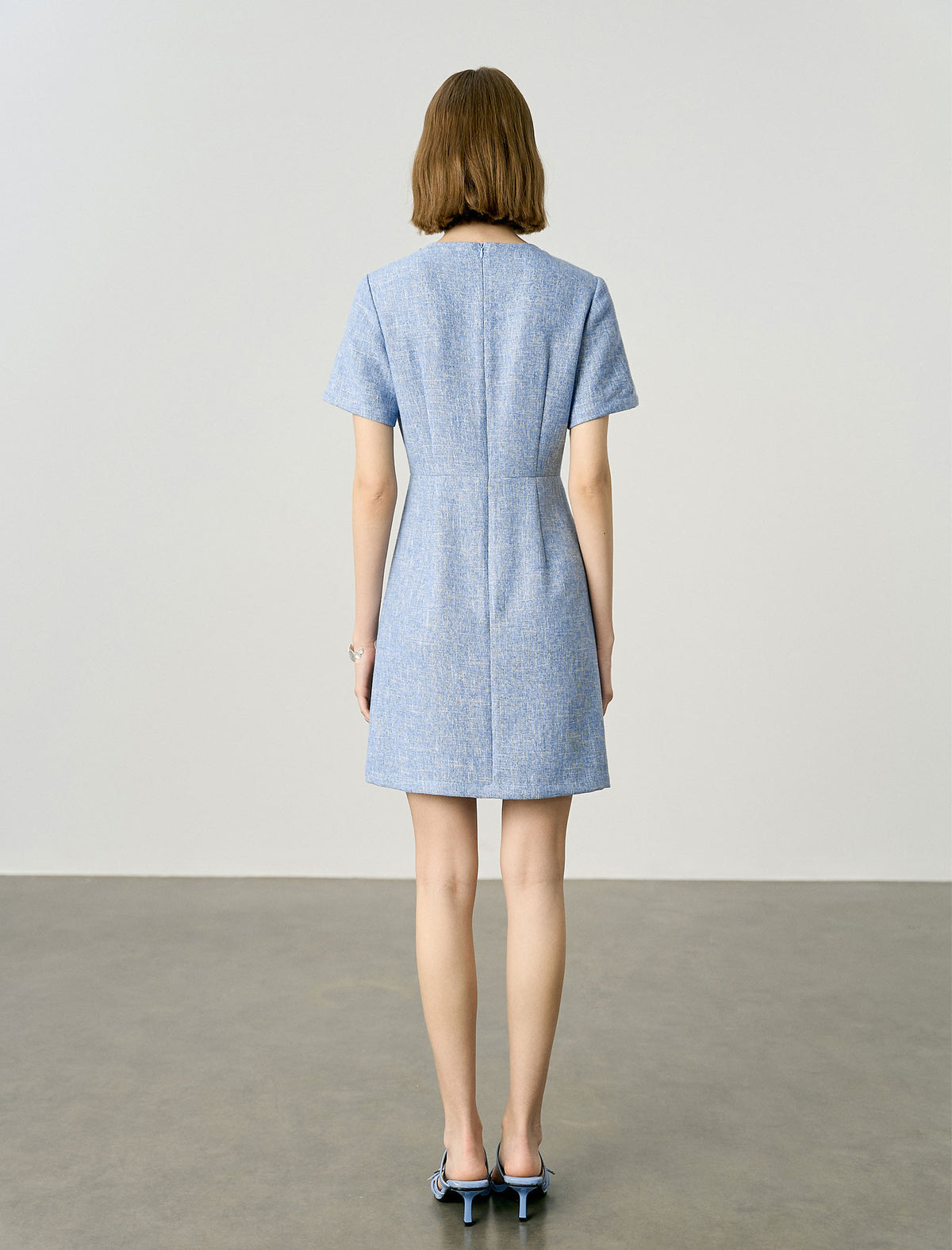 Sequin Embellished Mini Dress