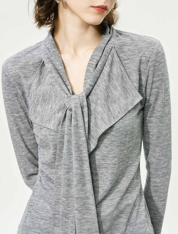 Halter Ruffled Slim Fit Knit Top