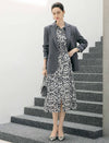 Notched Lapel Single Button Tailored Blazer