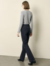 Black High-Waist Flare Jeans