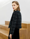 Wool Blend Knit Pocket Jacket
