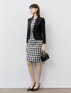 Pearl Button Slim Fit Lapel Blazer