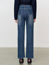 Straight-Leg Cropped Jeans