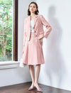 Three-Button Cropped Blazer