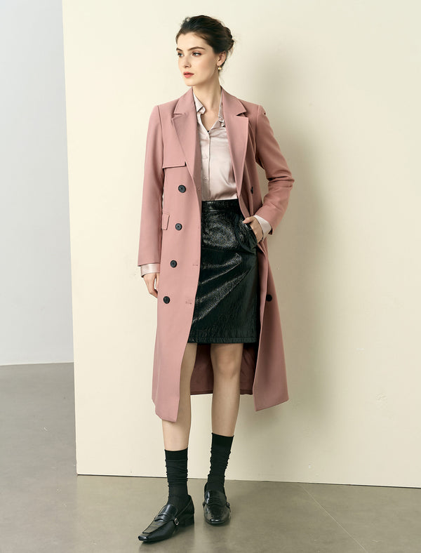 Light Blue Loose Long-Sleeve Professional Shirt