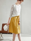 Lace Crew Neck Long Sleeve Top