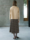 Asymmetric Button Wool-Blend Jacket