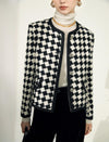 Classic Plaid Cropped Jacket