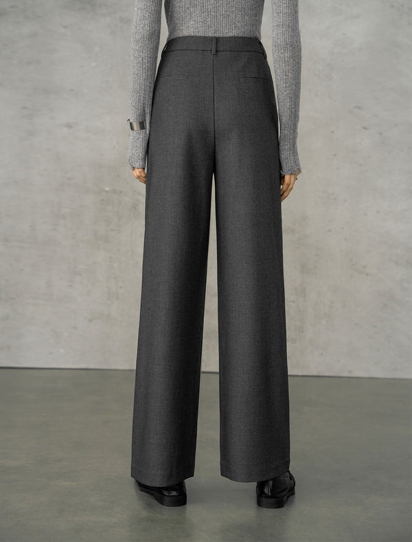 High-Waisted Wide-Leg Pants