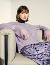 Hollow‑Out Crochet Knit Pullover