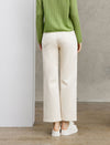 High‑Waist Wide‑Leg Cotton Jeans