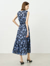 Floral Sleeveless Midi Dress